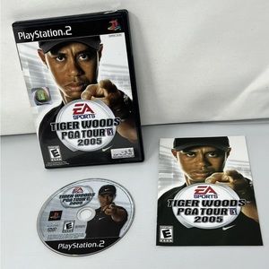 Tiger‎ Woods PGA Tour 2005 (Sony PlayStation 2) PS2 Complete w/ Manual TESTED